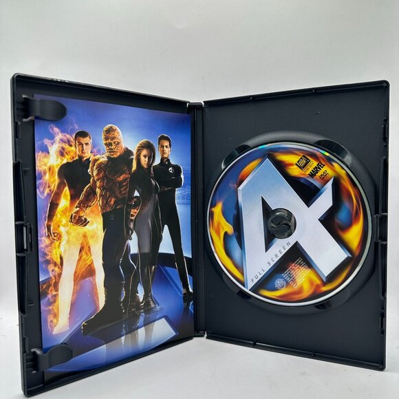 Fantastic 4 Full Screen DVD Rated PG-13 Marvel Jessica Alba Ioan Gruffudd - Picture 3 of 3